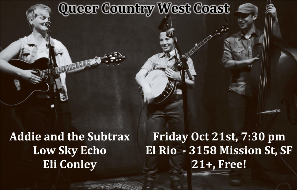 Queer Country West Coast Sept 2016 Flyer